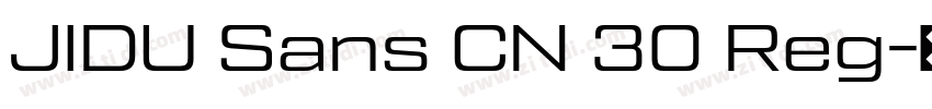 JIDU Sans CN 30 Reg字体转换